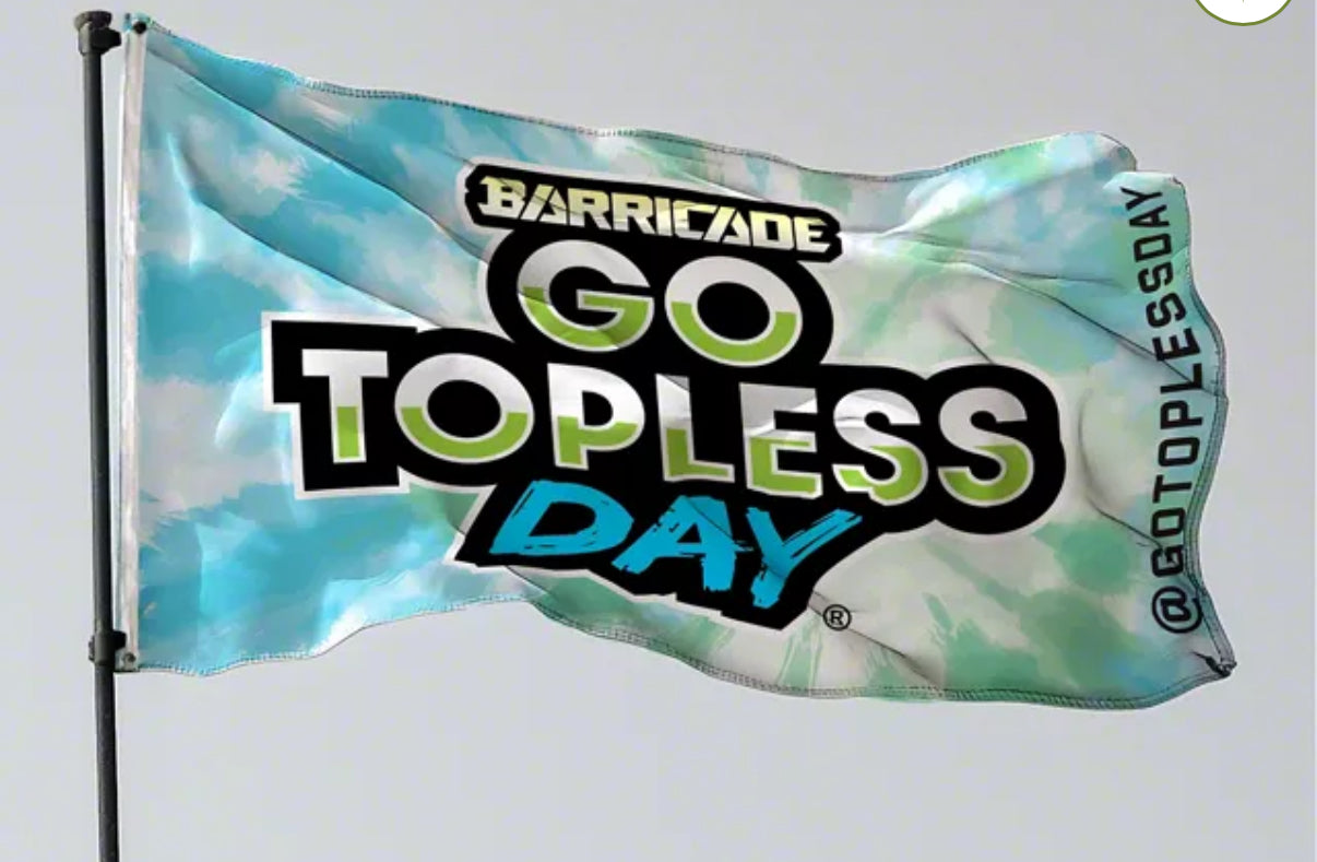 Go Topless Day Flag