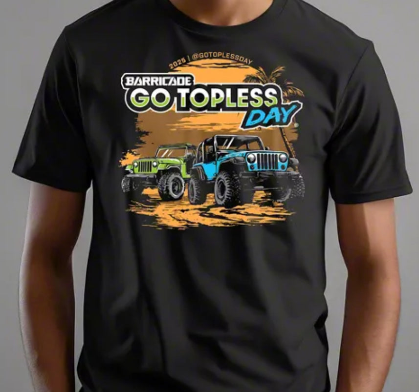 Go Topless Day Shirts 2025