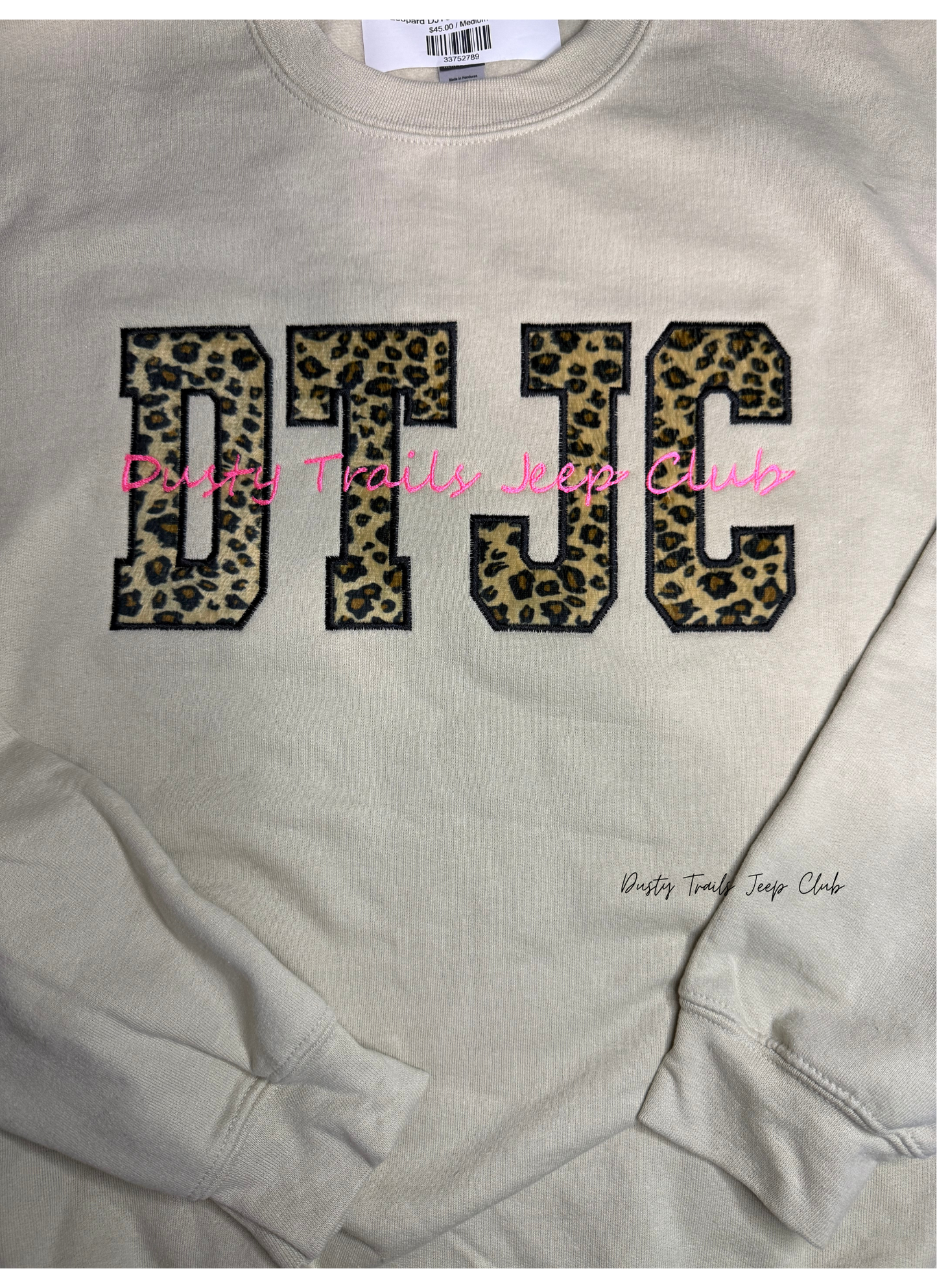 Leopard DJTC Beige Sweatshirt