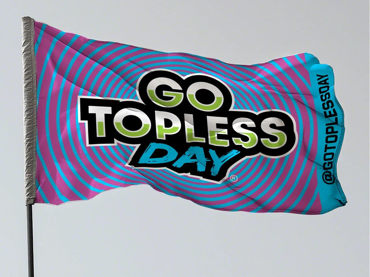 Go Topless Day Flag