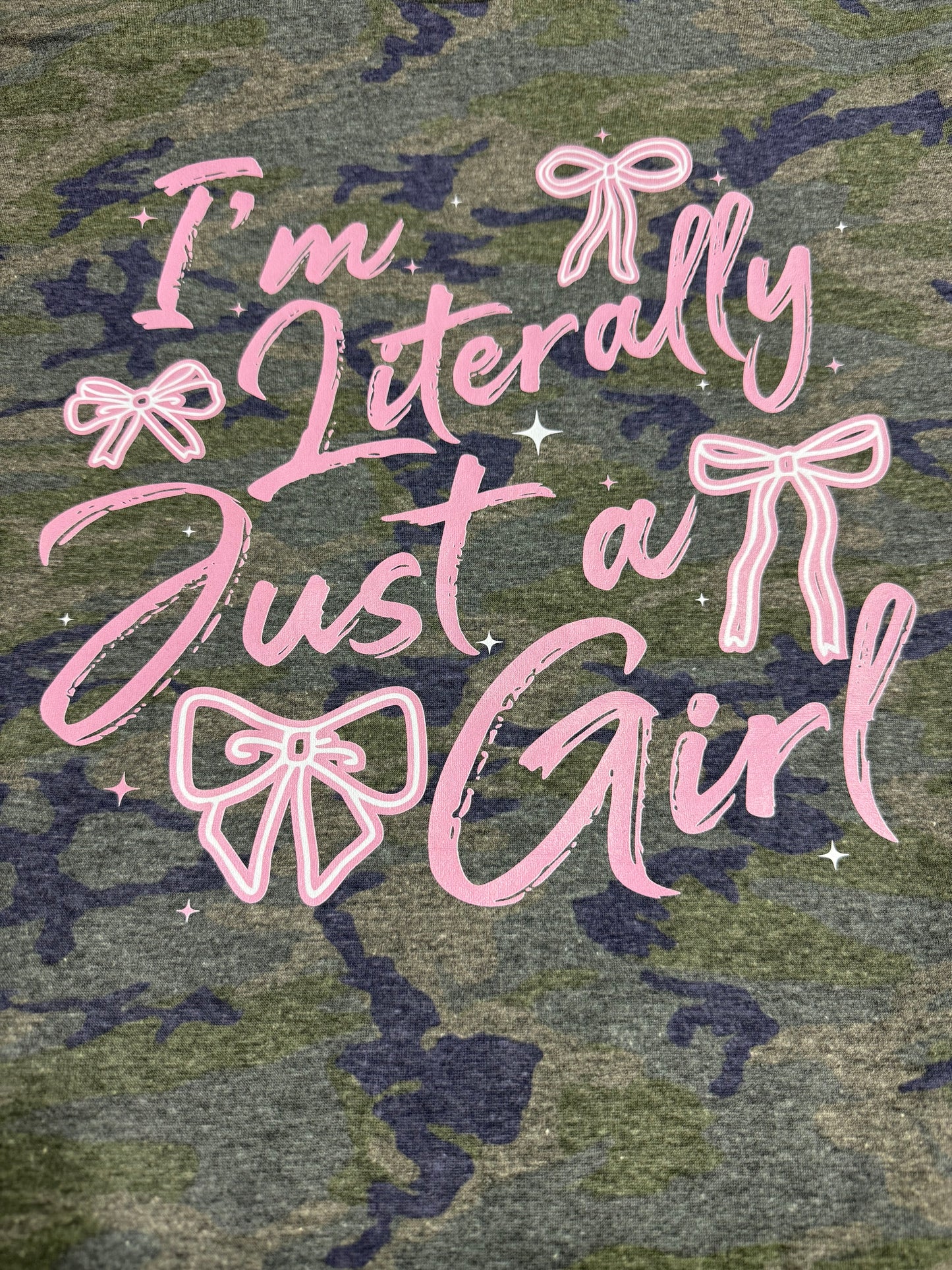 I'm just a girl tshirt