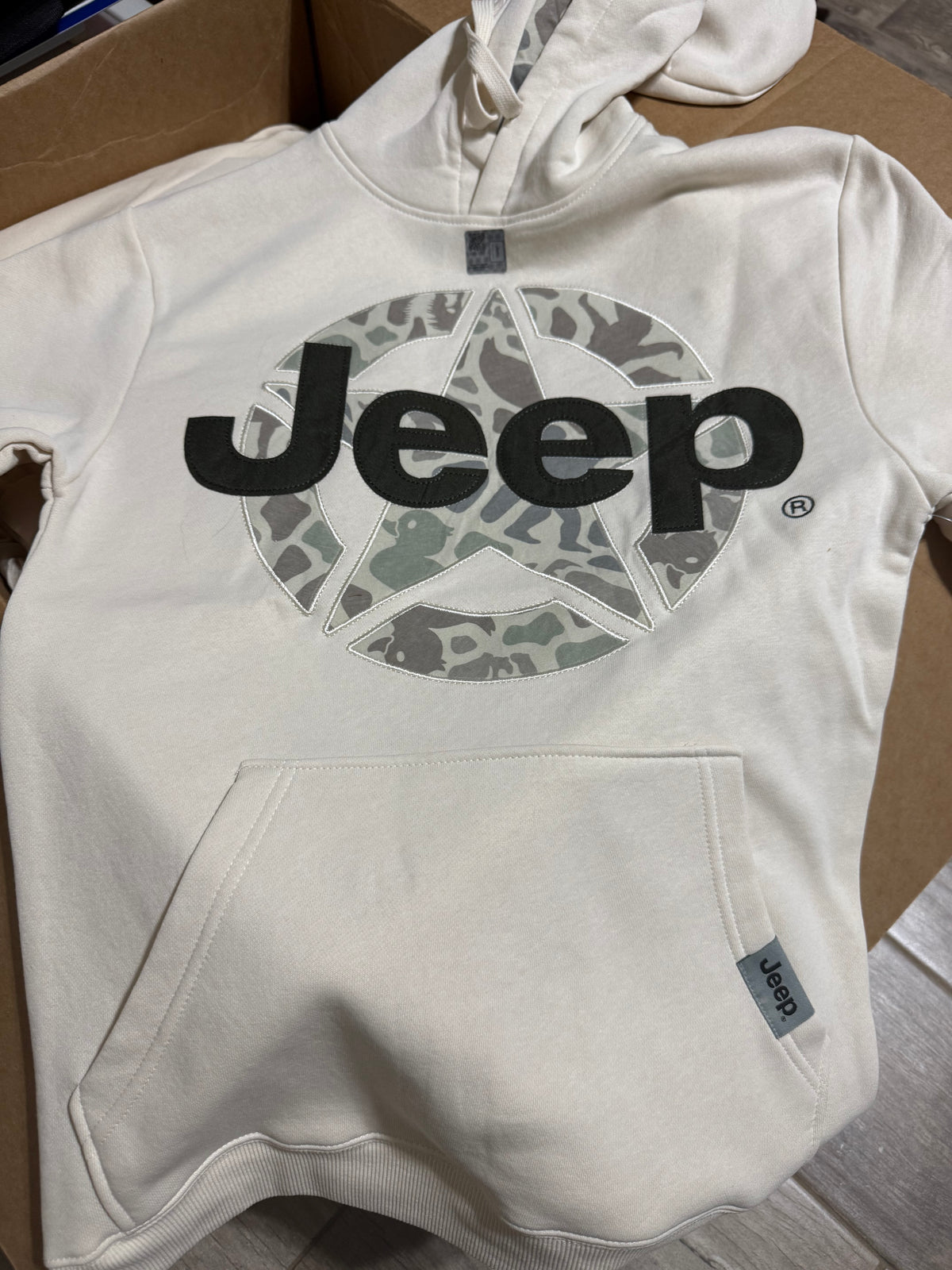 Jedco Camo Jeep Star Hoodie