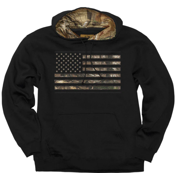 JedCo Camo Flag Hoodie