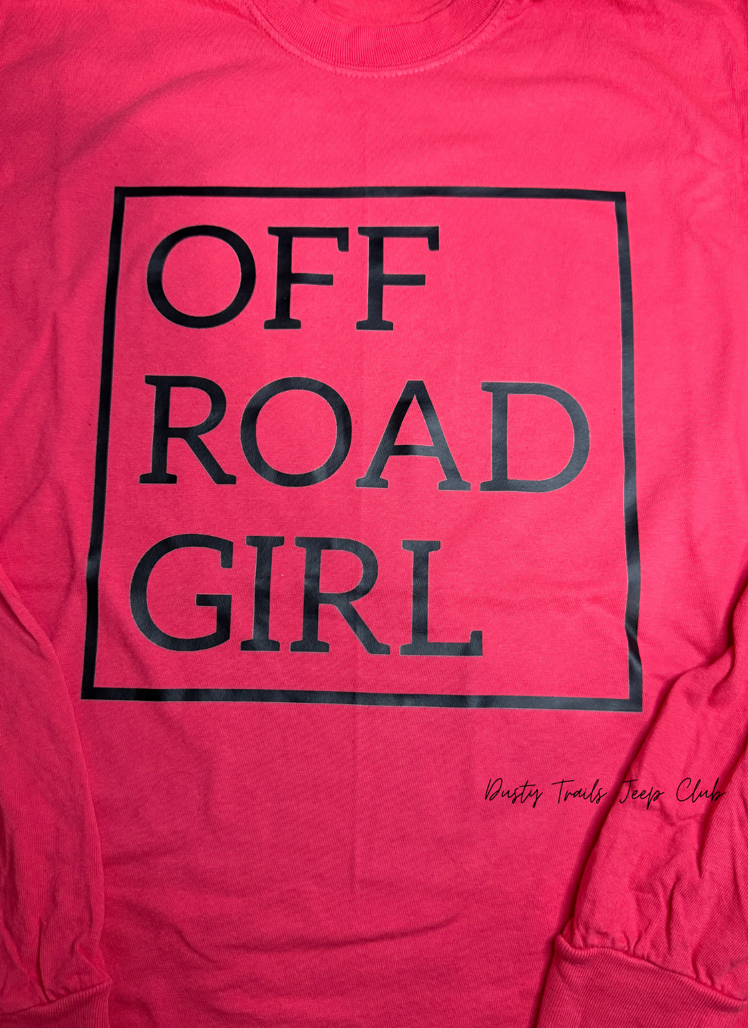 Red Off Road Girl Long Sleeve